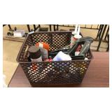 ASST. TOOLS, CAULKING, GLUE, SPRAY PAINT