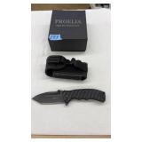 PROELLA TACTICAL FOLDING KNIFE WITH BELT SHEATH