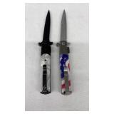 (2) STEEL RIVER FOLDING KNIVES