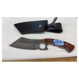 HIBBEN LEGACY CLEAVER W/BELT SHEATH