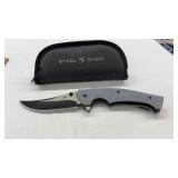 STEEL RIVER SR101 KNIFE WITH CASE