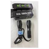 (2) SEAL TORCH 2000 FLASH LIGHTS