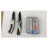 (2) FROST WHITETAIL CUTLERY KNIVES: WT-113