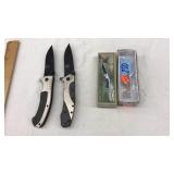 (2) FROST WHITETAIL CUTLERY KNIVES: WT-113