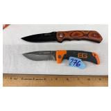 (2) FOLDING KNIVES: BEAR GRYLLS & MTECH