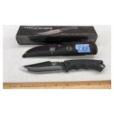 TAC XTREME TX-01B/B FIXED BLADE KNIFE W/SHEATH