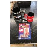 NASCAR LOT: 2 MUGS & TRADING CARD W/CAR