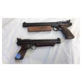 PAIR OF CROSSMAN AIR PISTOLS