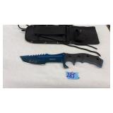 WARTECH TACTICAL FIXED BLADE KNIFE W/SHEATH
