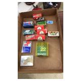 FLAT OF .22 AMMO BIRDSHOT AND OTHERS