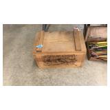 WOODEN AMMO BOX