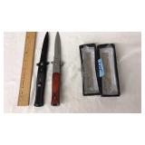 (2) TAC FORCE TACTICAL FOLDING KNIVES
