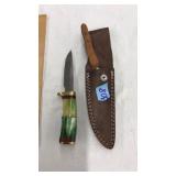 CHIPPAWAY CUTLERY FIXED BLADE KNIFE W/SHEATH