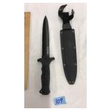 TITAN FIXED BLADE KNIFE W/BELT HOLSTER