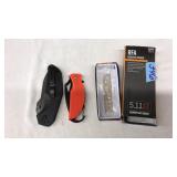 (2) FOLDING KNIVES