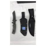 HOFFMAN RICHTER FIXED BLADE KNIFE W/BELT HOLSTER