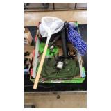 FLAT OF ASST. FISHING ACCESORIES