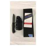 OERLA FIXED BLADE KNIFE W/BELT HOLSTER