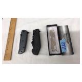 (2) MASTER USA FOLDING KNIVES