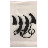 (2) TACTICAL KARAMBIT KNIVES