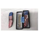 (2) MTECH TACTICAL FOLDING KNIVES, WE THE PEOPLE