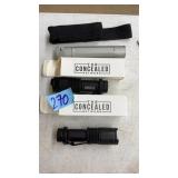 (3) SMALL FLASHLIGHTS