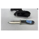 TIMBERLINE TACTICAL FIXED BLADE KNIFE W/HOLSTER