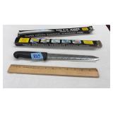 (2) "THE TV KNIFE" FIXED BLADE KNIVES