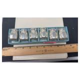 SET OF 6 STERLING S&P SHAKERS