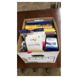 BOX OF OFFICE SUPPLIES