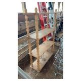4 TIER WOOD SHELF