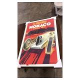 FRAMED MONACO GRAND PIRX POSTER PRINT