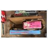 BOX OF VNTG. GAMES