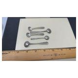 5 STERLING BABY SPOONS