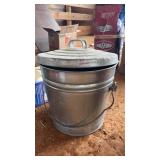 ASH BUCKET WITH LID