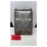 STERLING MONOGRAMMED LADIES COMPACT