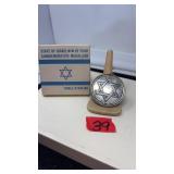 STERLING STATE OF ISRAEL 25YR COMM MEDALLION