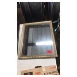 GOLD FRAMED WALL MIRROR