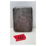 STERLING MONOGRAMMED LADIES COMPACT