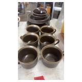 MIKASA STONEWARE DISHES & MUGS