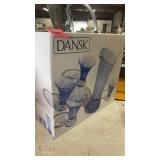DANSK 6PC SET: PITCHER, STIRRER, COCKTAIL GLASSES