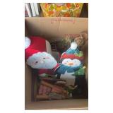 BOX OF ASST. HOLIDAY DECOR