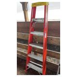 WERNER FOLDING LADDER, 6FT