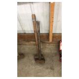 PAIR OF SLEDGE HAMMERS