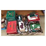 LOT OF ASST CHRISTMAS VILLAGE HOUSES & ETC