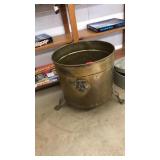 CLAW FOOTED BRASS LOG BUCKET