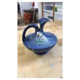 1940S ROSEVILLE POTTERY EWER FREESIA PATTERN