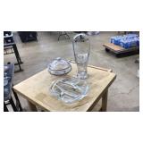 ETCHED GLASS SERVINGWARE