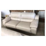 LEATHER MID CENTURY COUCH