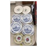 COLL OF VINTAGE PLATES